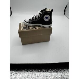 NWT Black Converse Sneaker Keychain Key Ring ALL STAR CHUCK TAYLOR High Top A7